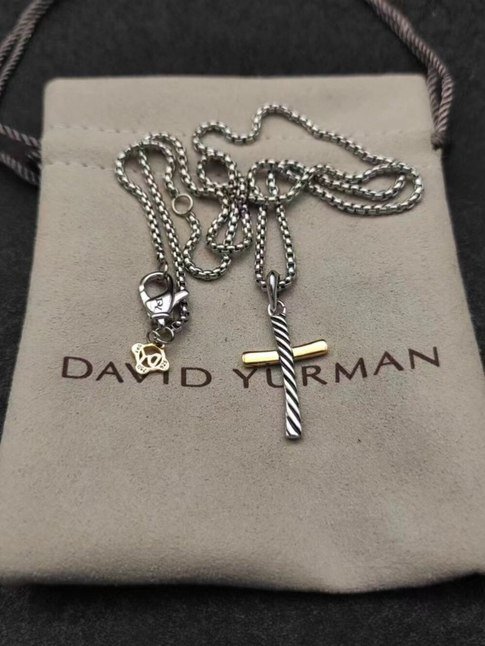 David Yurman 925 Silver Necklaces with Original Pouch - Picture 3 of 6